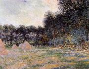 Claude Monet Field with Haystacks at Giverny oil painting picture wholesale